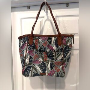 Fossil Fiona Blue Agave tote